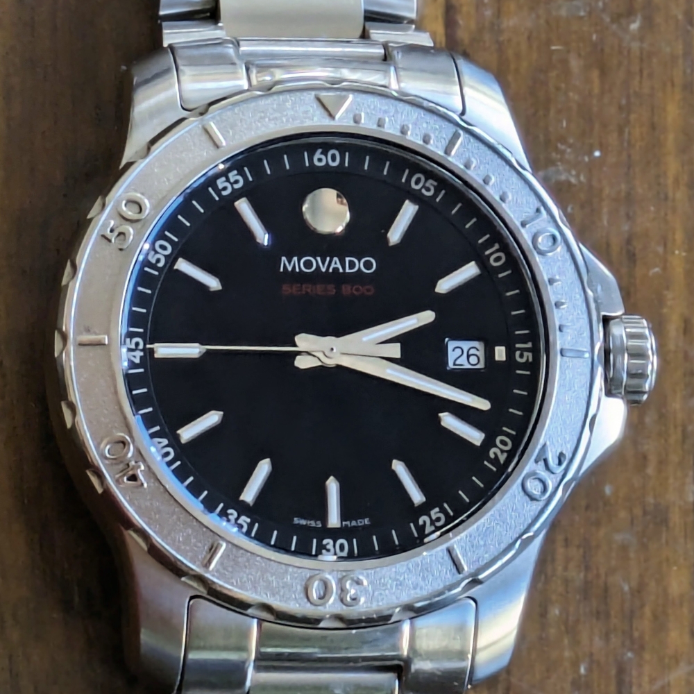 Movado Series 800 14.1.14.1194 Men's Quartz Watch Sapphire Crystal 40MM